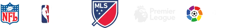Premier League, La Liga, NFL, NBA, MLS